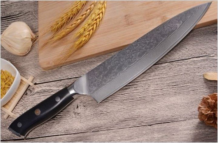 Кухненски ножове от Дамаск стомана: Характеристики, избор и грижа