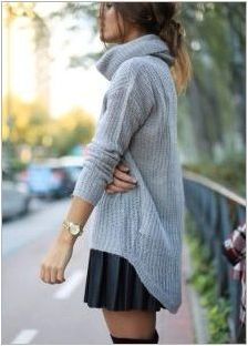 Дълъг пуловер