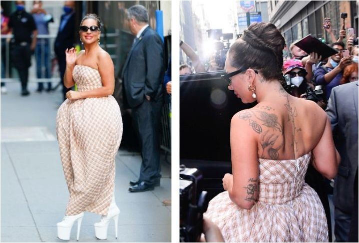 Такава рокля не може да се носи, а обувките заплашват живота! Но изглежда, лейди Гага все още е ..