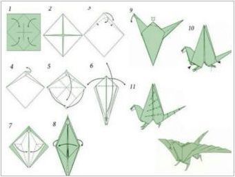 Интересен и красив оригами хартия