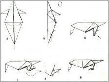 Как да добавите оригами под формата на врани?