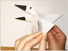 Как да добавите оригами под формата на врани?