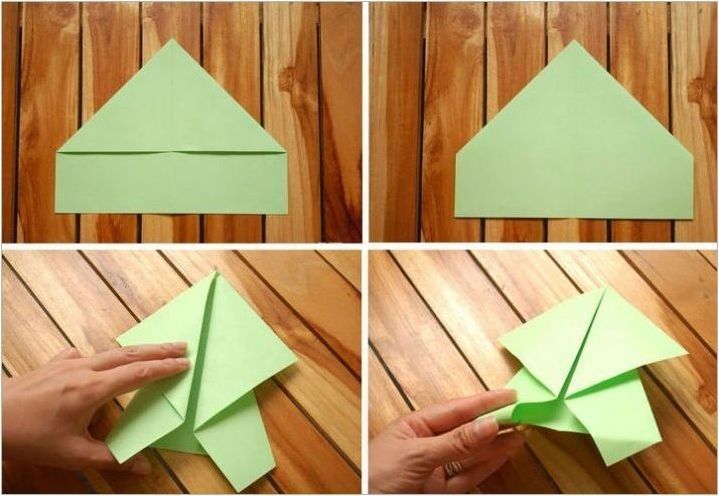 Как да направим оригами под формата на костенурка?