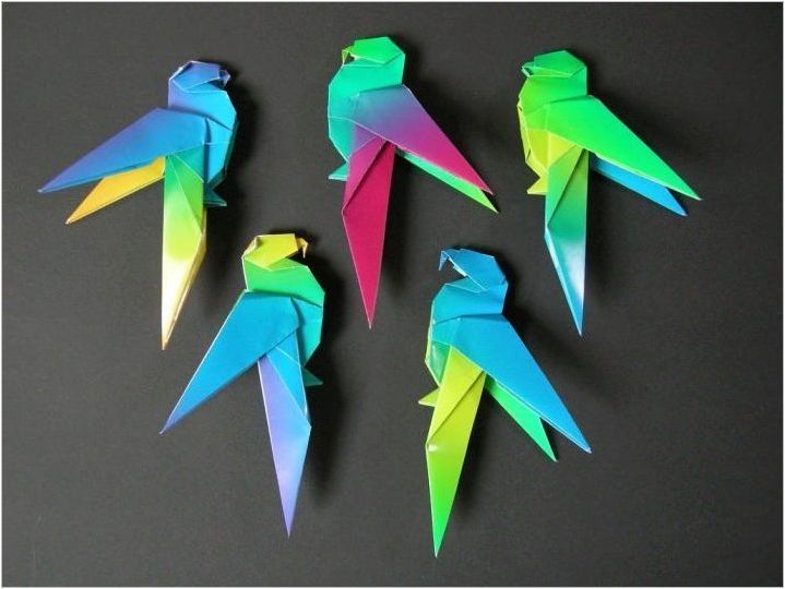 Как да направим оригами под формата на птици?