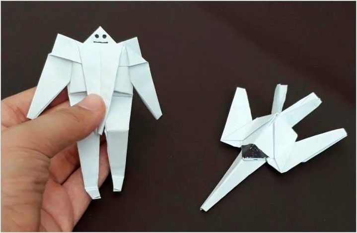 Как да направите оригами под формата на трансформатор?