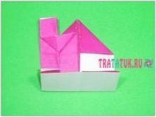 Как да сгънете къща в оригами на хартия?