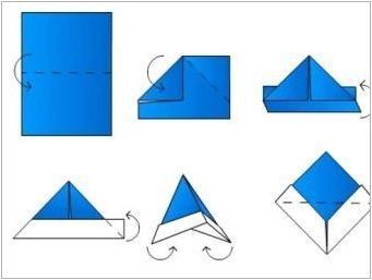 Как да сгънете оригами от хартия без лепило?