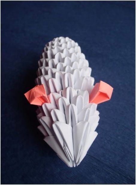 Ние правим оригами под формата на мишка