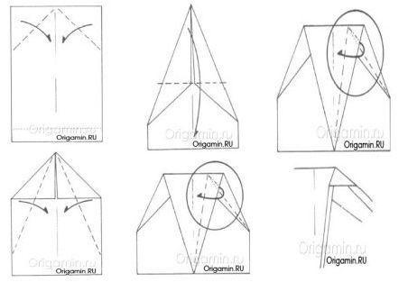 Опции за сгъване на хеликоптери в оригами