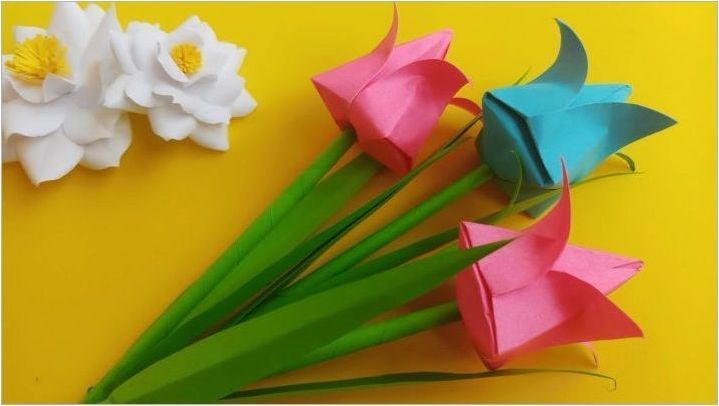 Подаръци в техниката на Оригами мама на 8 март