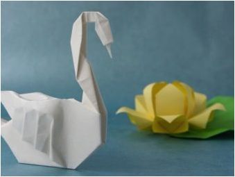 Създаване на лебед в техниката на оригами