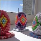 Създаване на модулен оригами под формата на великденски яйца