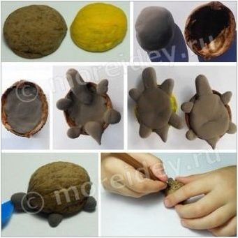 Как да изваяш костенурките от пластилин?