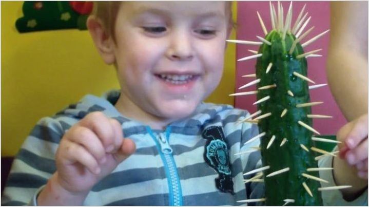 Правене на кактуси от краставици