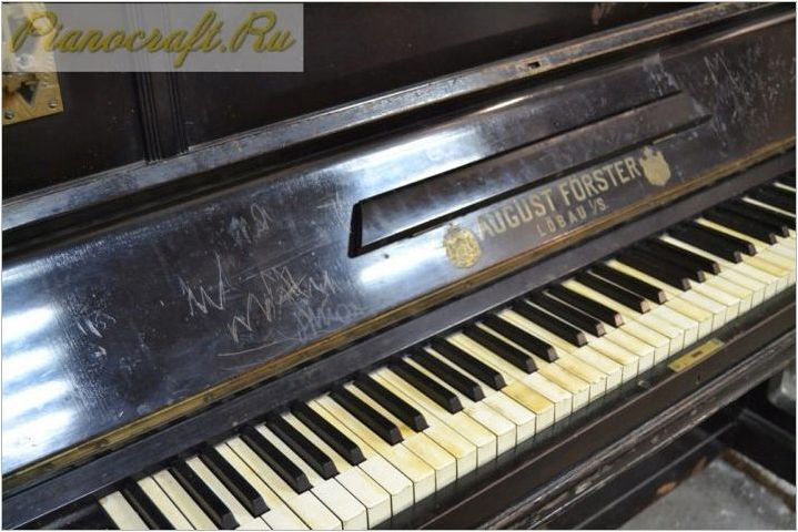 Ремонт и възстановяване на пиано
