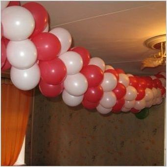 Как да декорирам стаята с балонни топки?