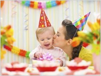 Как да празнуваме рождения ден на момичета на възраст 1 година?