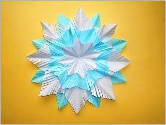 Как да си направим снежинка в техниката на оригами и какво е необходимо за това?