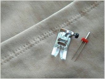 Двойна игла за шевна машина: как да се фиксира и шият?
