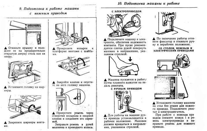Шевни машини & # 171 +: описание, видове и инструкции за употреба