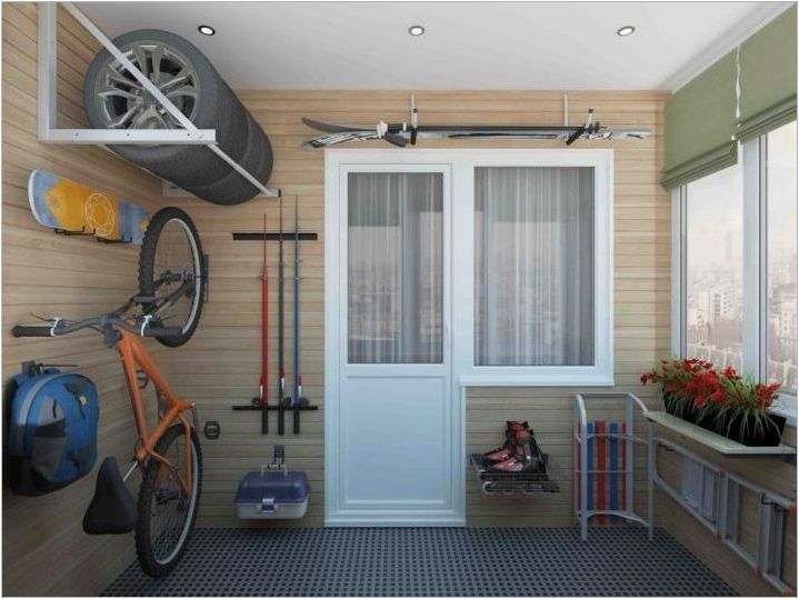 Характеристики и методи за съхранение на велосипед на балкона