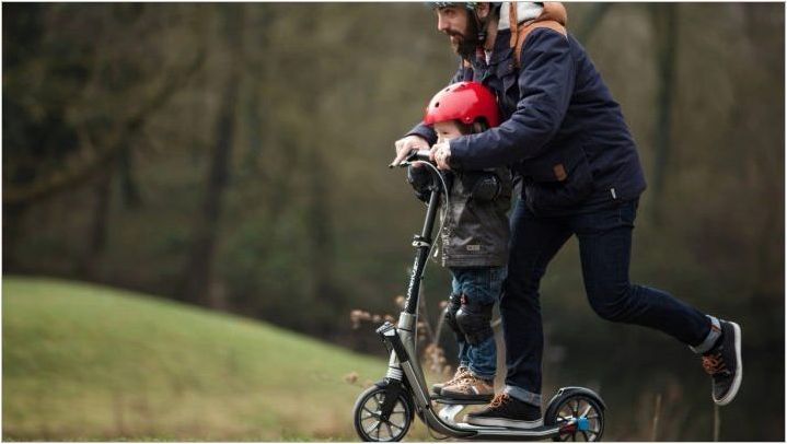 Стойте на скутер за дете: какво е необходимо и как да го прикачите?