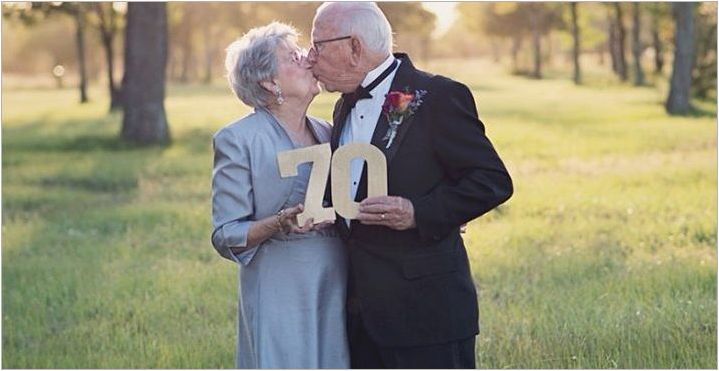 70 години след сватбения ден: характеристики и традиции на датата