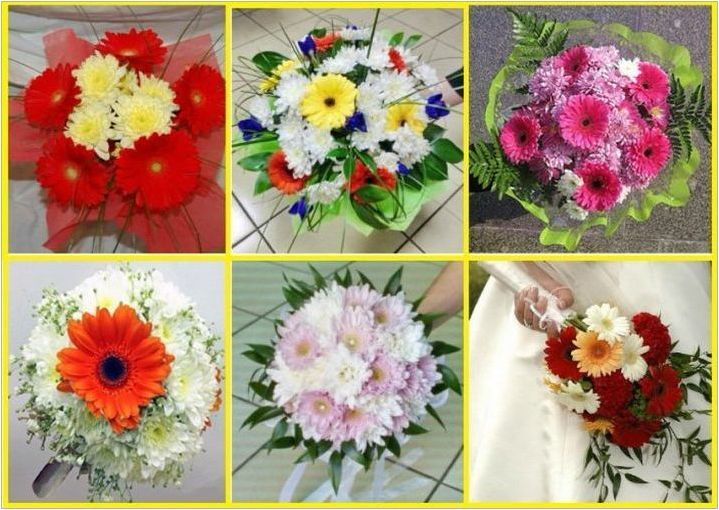 Булчински букет от хризантеми: Избор на цветове и нюанси