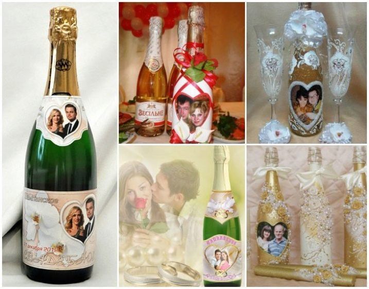 Декорация на сватбена бутилка: Методи и интересни примери
