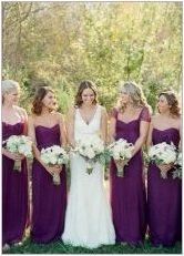 Интересни идеи за проектиране на сватба в лилав цвят