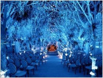 Как да си направим сватба в син цвят?