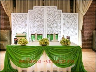 Сватба в зелено: опции за дизайн на нюанса и празник