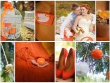 Сватба в жълти и оранжеви цветове: характеристики и методи