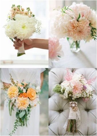 Сватбен букет от булки от диви цветя: разновидности и характеристики на избор