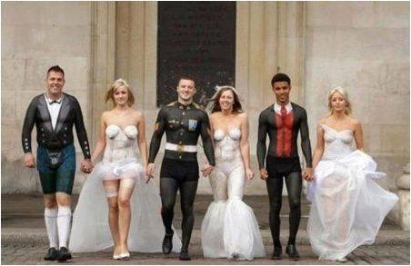 Топ 25 необичайни сватбени рокли