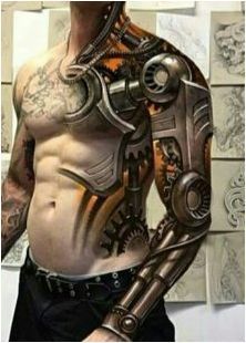 Cyberpunk татуировка