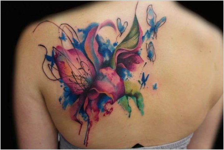 Характеристики и разновидности на цветна татуировка