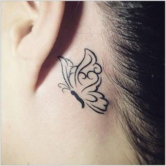 Какво е татуировката зад ухото и какво се случват?