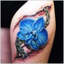 Какво правят татуировката с орхидеи и какво се случват?