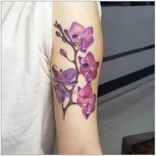 Какво правят татуировката с орхидеи и какво се случват?