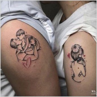 Сдвоена татуировка за съпруга и съпругата си