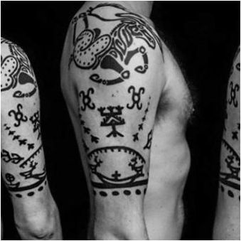 Скитски татуировки: стойност и скици