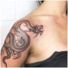 Tattoo & # 171 + Dragon & # 187 + за момичета