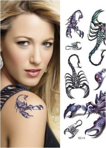 Татуировка като знак за зодиак Скорпион