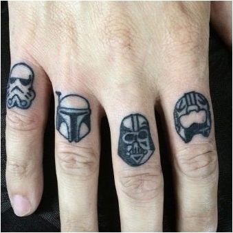 Татуировка на темата & # 171 + Star Wars & # 187 +: Интересни опции за феновете