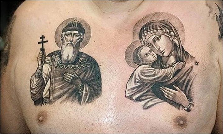 Татуировка под формата на икони