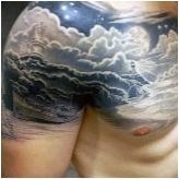 Татуировка с образа на небето
