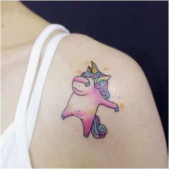 Всичко за татуировка & # 171 + Unicorn & # 187 +