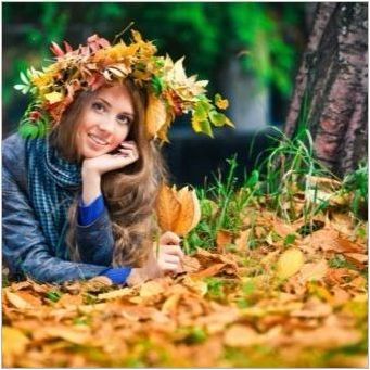 Какви са есенните венци по главата и как да ги направим?