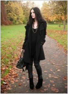 Черно палто